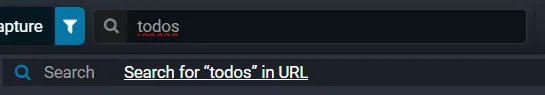 Search Everywhere offering "Search for todos in URL" when the query matches no filter